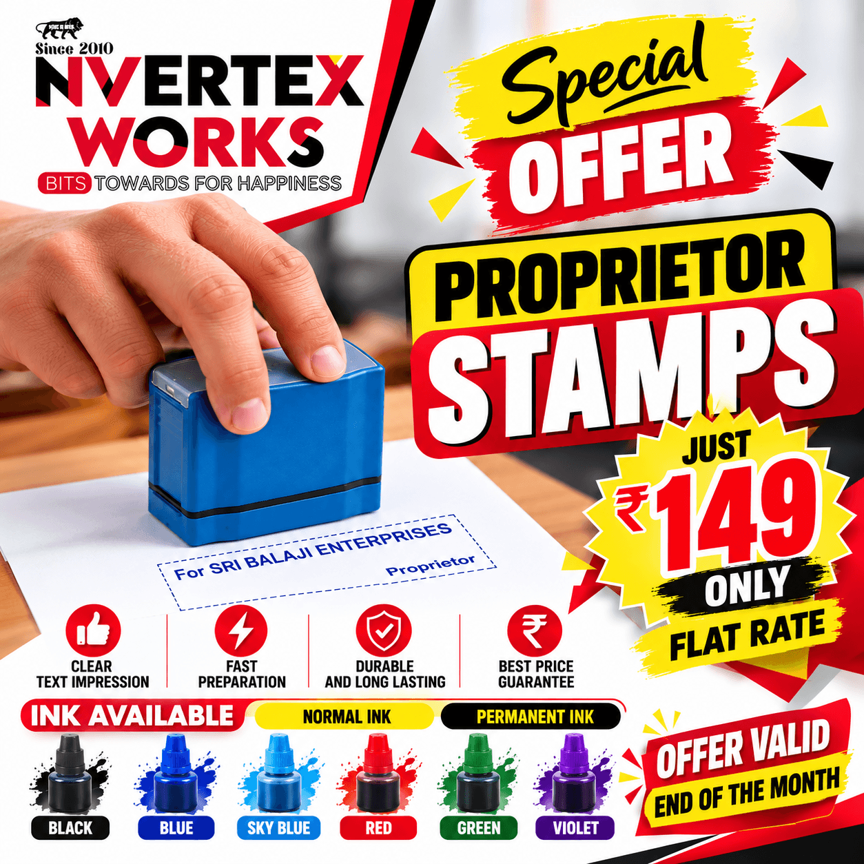 Proprietor Stamp Offer